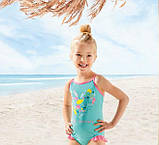 Суцільний закритий купальник Lupilu на дівчинку р.86-92, 12-24 місяці, фото 2