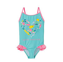 Суцільний закритий купальник Lupilu на дівчинку р.86-92, 12-24 місяці