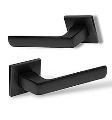 Ручки для міжкімнатних дверей Prius Олівія А 645 R78 FB чорний матовий