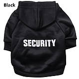 Одежда для домашних животных , толстовка Security для кошек, размер М, фото 3