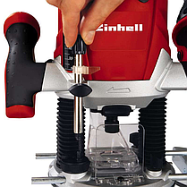 Потужний електричний ручний столярний фрезер по дереву Einhell TE-RO 1255E : 1200 Вт, 6-8 цанга, 30000 об/хв (4350490), фото 3