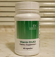 EN Nutrition Vitamin D3 K2 60 капсул вітамін д3 к2 островіт холекальциферол Менахінон МК-7 menaquino-7