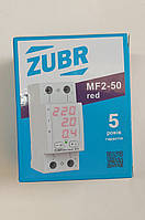 Мультифункциональное реле напряжения ZUBR MF2-50 red