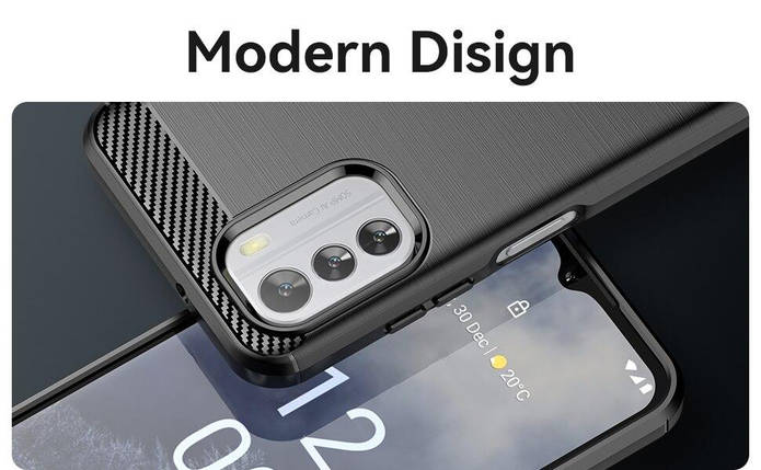 TPU чохол накладка Urban для Nokia G60 / чорний, фото 3