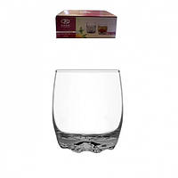 Набор низких стеклянных стаканов Helios Сильва для сока 285мл 6шт (DB0210)
