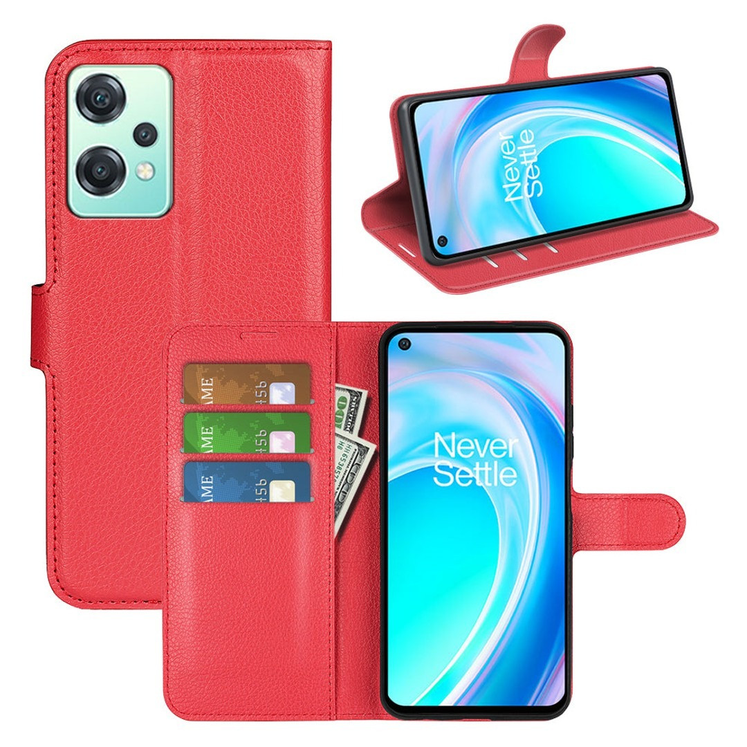 Чохол-книжка Litchie Wallet для OnePlus Nord CE 2 Lite 5G Red, фото 1