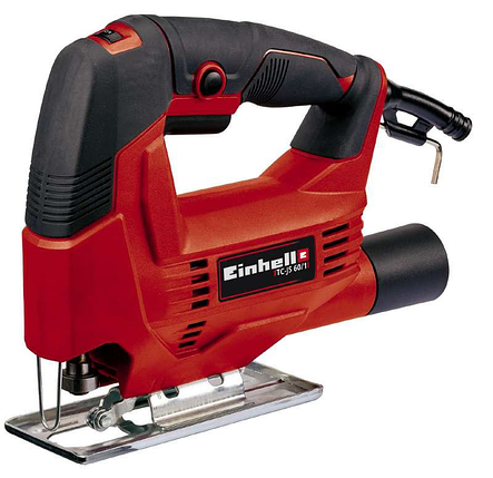 Професійний електричний ручний лобзик (електролобзик) Einhell TС-JS 60/1 : 400 Вт, 3000 об/хв, глибина різу 60мм (4321135), фото 1