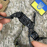 Тактичний водонепроникний (50 м) годинник Patriot 001BUPO Поліція Чорні з синім + Коробка, фото 2