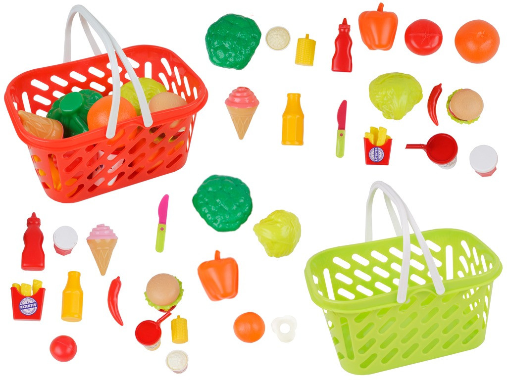 100-401 KW Набір Фаст-фуд у кошику Kinderway, фото 1
