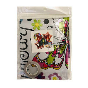 990386 Кульки фольговані набір 5 шт. метелик