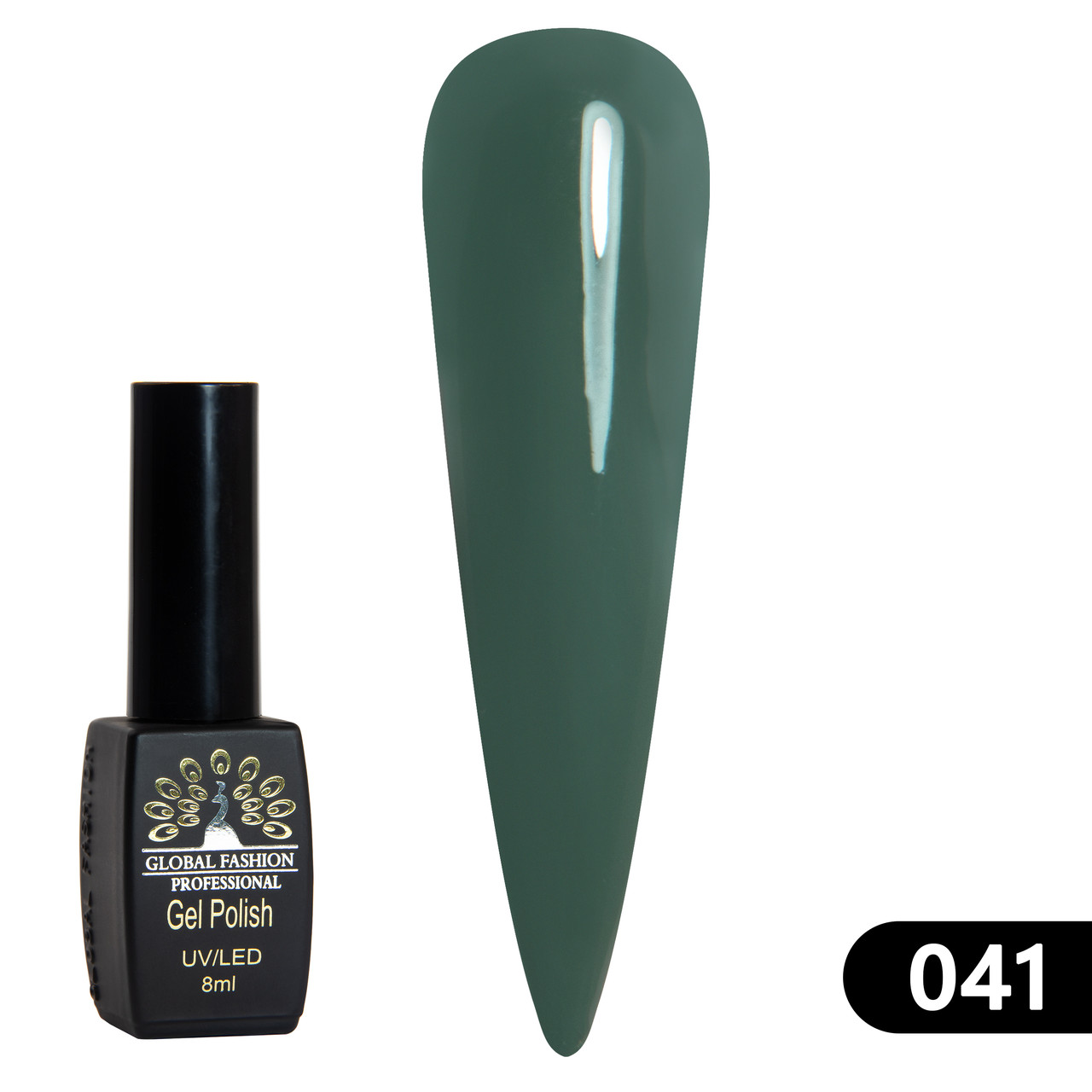 Гель-лак Global Fashion BLACK ELITE 041, 8 мл
