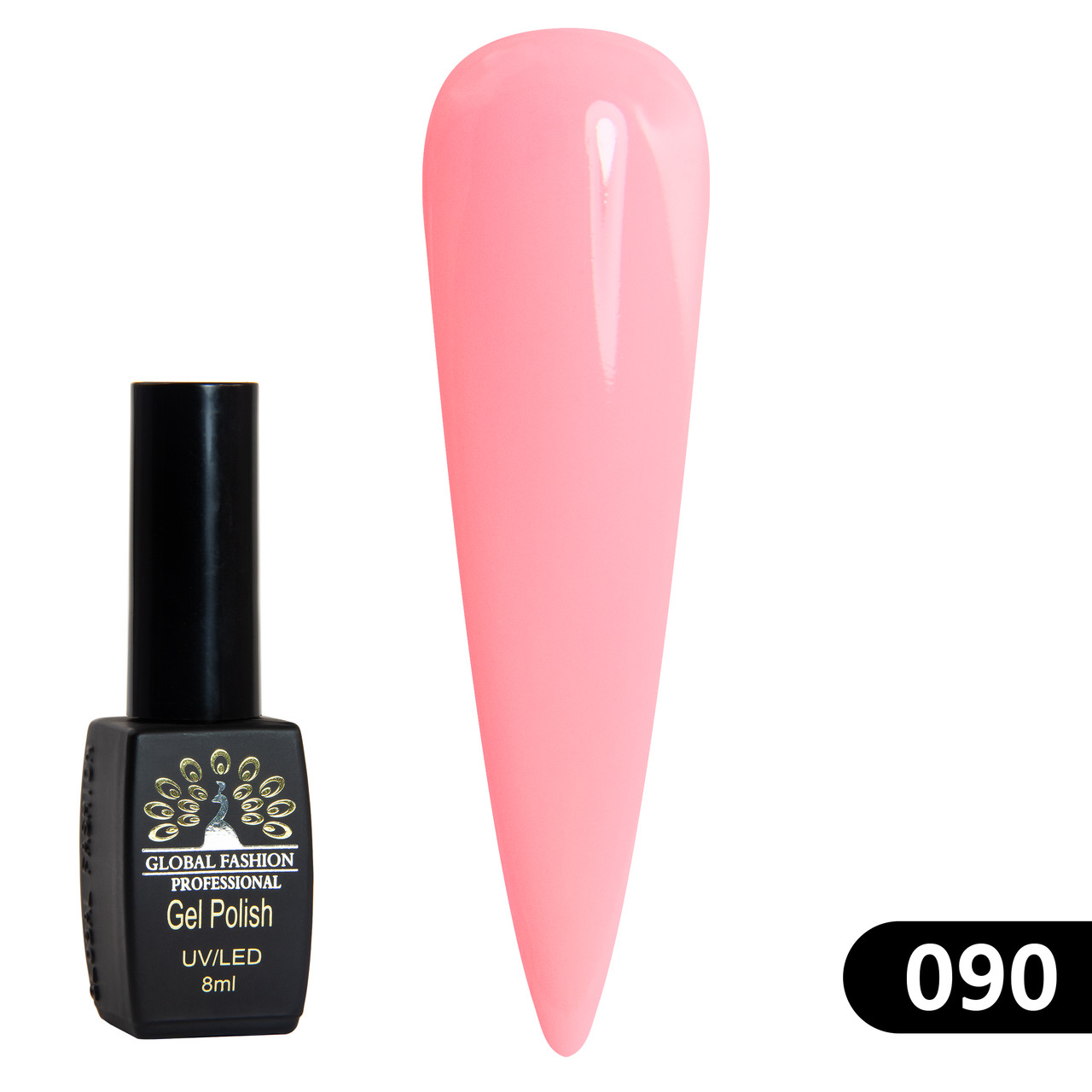 Гель-лак Global Fashion BLACK ELITE 090, 8 мл