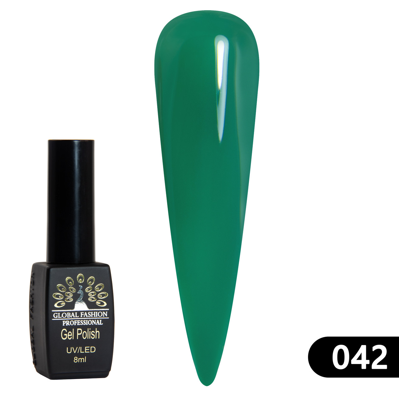 Гель-лак Global Fashion BLACK ELITE 042, 8 мл