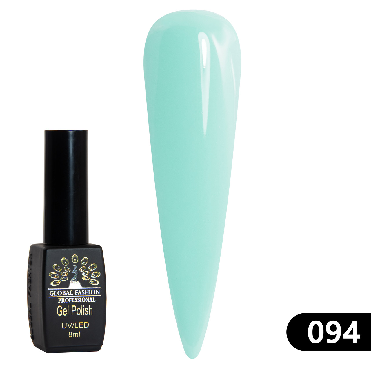 Гель-лак Global Fashion BLACK ELITE 094, 8 мл