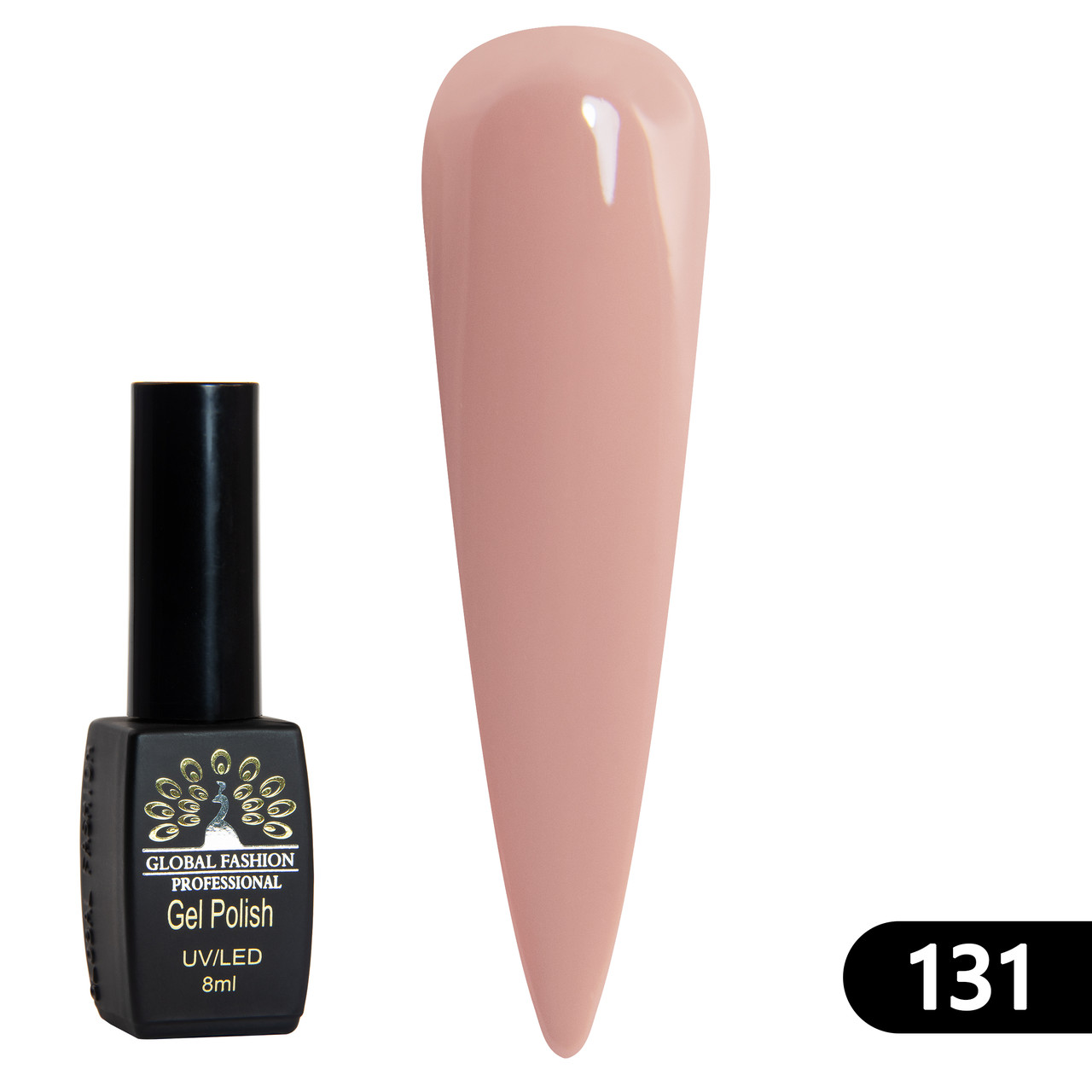 Гель-лак Global Fashion BLACK ELITE 131, 8 мл