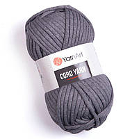 Пряжа серая YarnArt Cord Yarn (№774), трикотажная пряжа для плетения, толстая пряжа для макраме