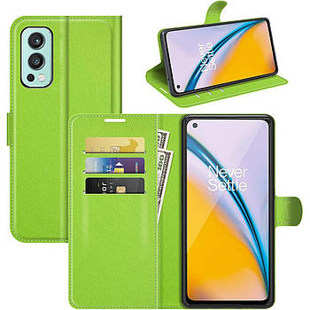 Чохол-книжка Litchie Wallet для OnePlus Nord 2 5G Light Green