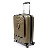 Пластикова валіза малого розміру Snowball 35203 бежева, фото 2