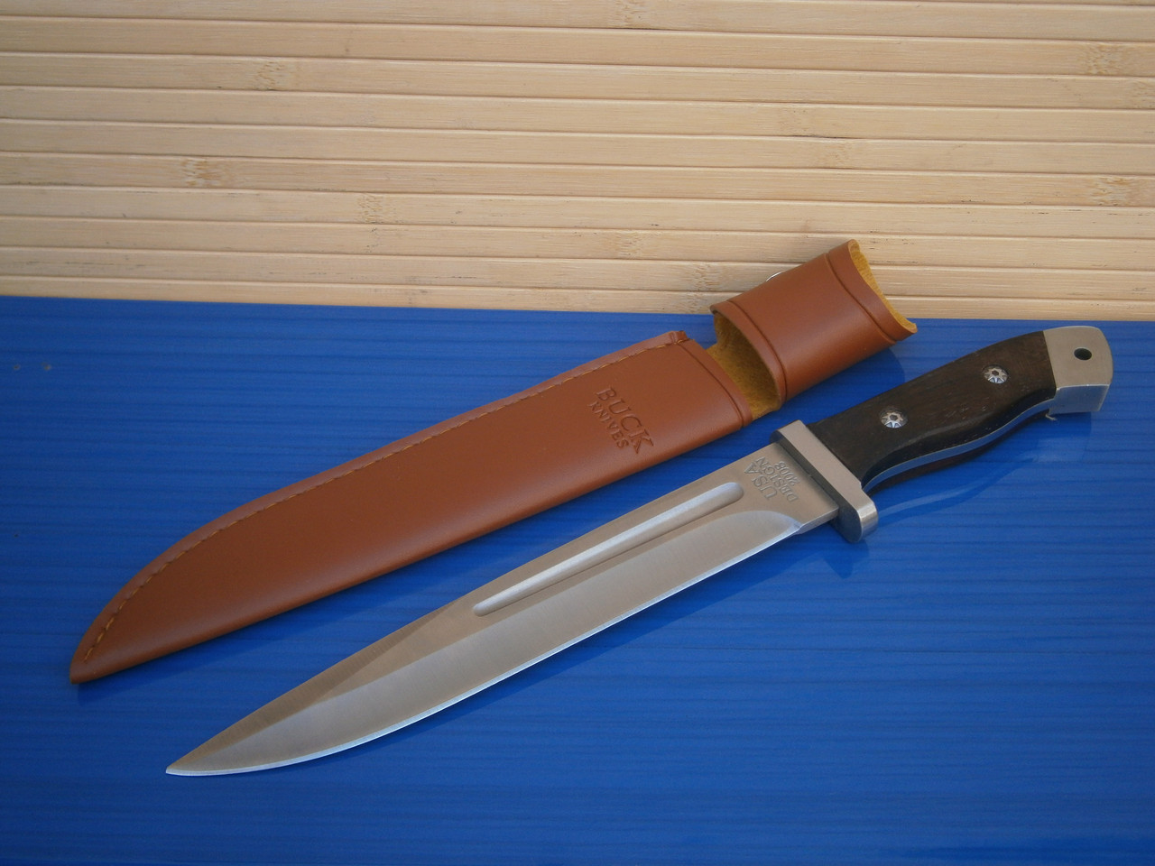 Ніж туристичний USA DESIGN 2008 фултанг в чохлі 30 см