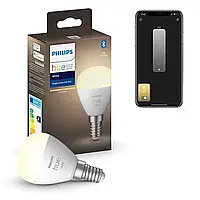 Светодиодная лампочка Philips Hue White E14 P45 470lm 40Вт 5.7W ZigBee Bluetooth Apple HomeKit