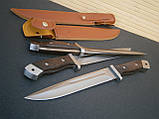 Ніж туристичний USA DESIGN 2008 фултанг в чохлі 30 см, фото 11