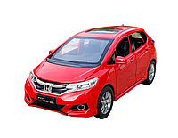 Машинка металлическая детская Honda Fit Auto Expert Premium Красный