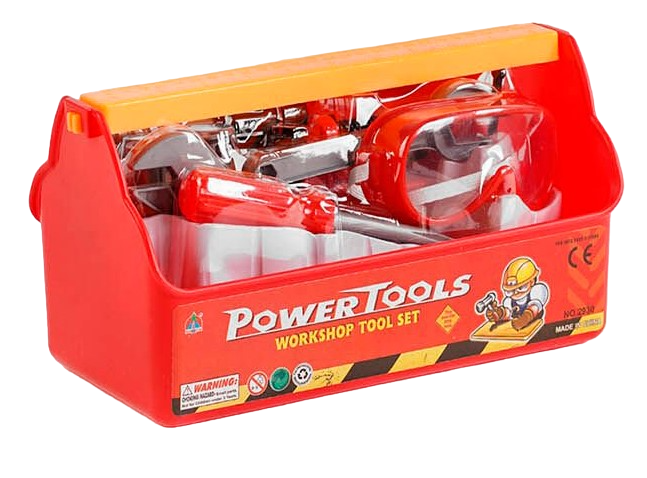Набор детских инструментов для мальчика в чемоданчике Power Tools - фото 1 - id-p1878673867