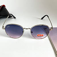 Окуляри Сонцезахисні Рей Бен Ray Ban Round Rock RB3447 44 C5 Золота Оправа (Osale)