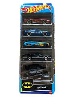 Машинки Hot Wheels 5 в 1 Batman Хот Вилс