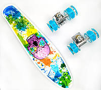 Пенні борд з колесами, що світяться Best Board Графіті