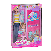 Ігровий набір для дівчинки Лялька 594 з меблями й аксесуарами