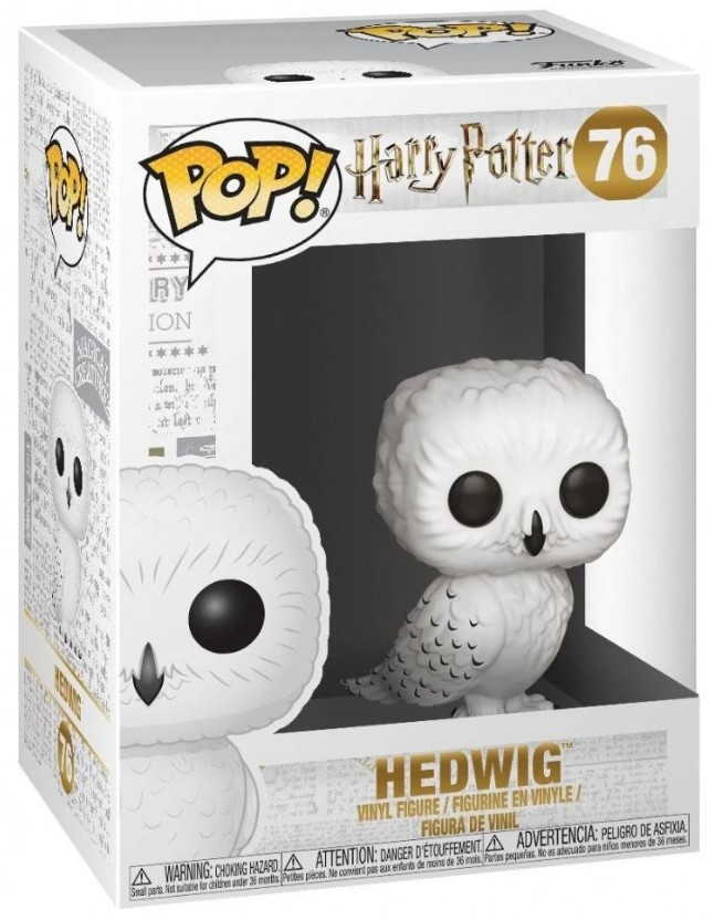 Игровая фигурка FUNKO POP!  Фанко поп серии  Harry Potter Hedwig 76 Сова  Гари потер  Гедвига