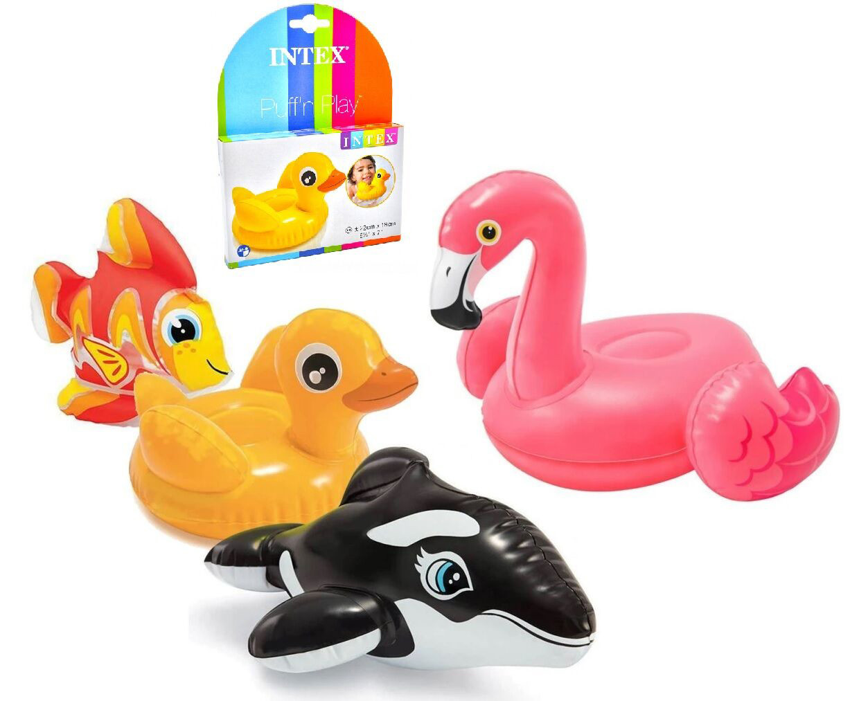 Надувні іграшки для дітей Intex 4 різновиди від 2 років в ассортименті