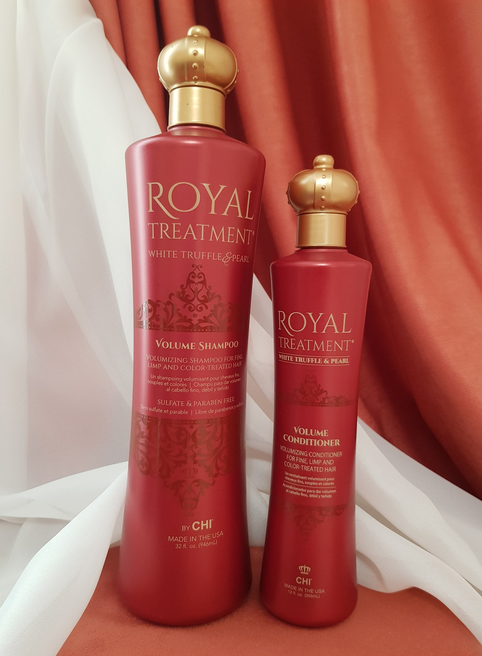 Набор CHI Royal Treatment Volume Шампунь 946 мл+Кондиционер 355 мл -для ...