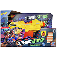 Автомат Бластер Нерф Зомби Страйк Nerf Zombie Strike Желтый