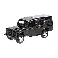 Машинка металлическая технопарк Land Rover Defender, черный