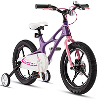 Детский велосипед с дополнительными колесами 6-9 лет 18 дюймов Royal Baby Space Shuttle Фиолетовый
