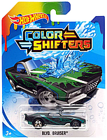 Машинка Hot Wheels Color shifter меняет цвет Зеленый седан