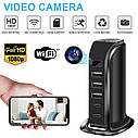 Міні Wifi-камера USB HUB 1080P Зарядний пристрій. Домашня відеокамера безпеки. Lookcam, фото 7