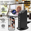 Міні Wifi-камера USB HUB 1080P Зарядний пристрій. Домашня відеокамера безпеки. Lookcam, фото 6