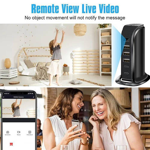 Купить Мини Wifi камера USB HUB 1080P Зарядное устройство. Домашняя ...