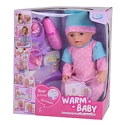 Пупс Warm Baby з аксесуарами вид 14