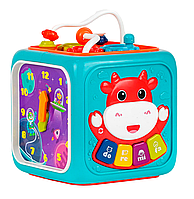Розвиваюча іграшка Музичний ігровий центр Чарівний Куб TK Group Українське озвучування