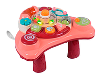 Розвивальна іграшка для дітей Музичний ігровий центр 3 в 1 Столик для дівчинки