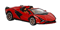 Машинка металлическая детская Lamborghini Sian Roadster Auto Expert Красный