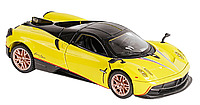 Машинка металлическая детская Pagani Huayra Auto Expert Желтый