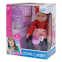 Интерактивный пупс с аксессуарами Lovely Baby 42 см Вид 3