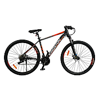 Спортивный велосипед для взрослых на рост 165-180 см 29 дюйма Corso Kingston Черный с красным