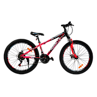 Велосипед спортивный для девочки 9-14 лет 26 дюймов Corso Riddlle Розовый
