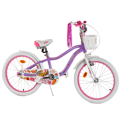 Детский велосипед для девочки 6-8 лет Corso Sweety 20 дюймов Фиолетовый ...